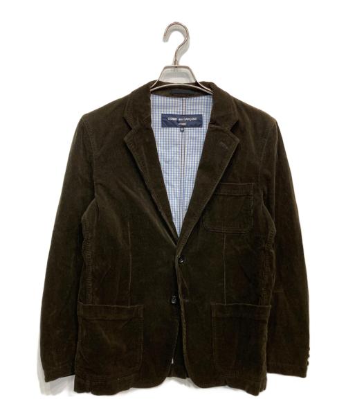 COMME des GARCONS HOMME（コムデギャルソン オム）COMME des GARCONS HOMME (コムデギャルソン オム) コーデュロイ ジャケット ブラウン サイズ:SSの古着・服飾アイテム
