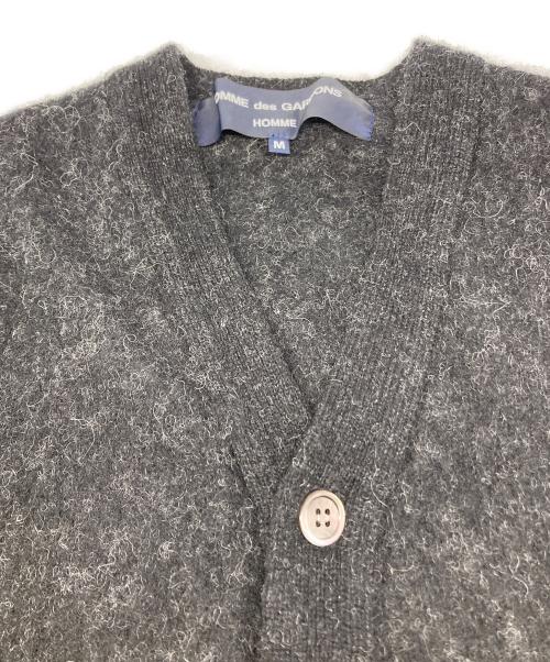 COMME des GARCONS HOMME（コムデギャルソン オム）COMME des GARCONS HOMME (コムデギャルソン オム) ウールカーディガン グレー サイズ:Ｍの古着・服飾アイテム
