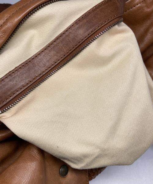 Chloe（クロエ）Chloe (クロエ) シルベラード パイソン ハンドバッグ ブラウンの古着・服飾アイテム