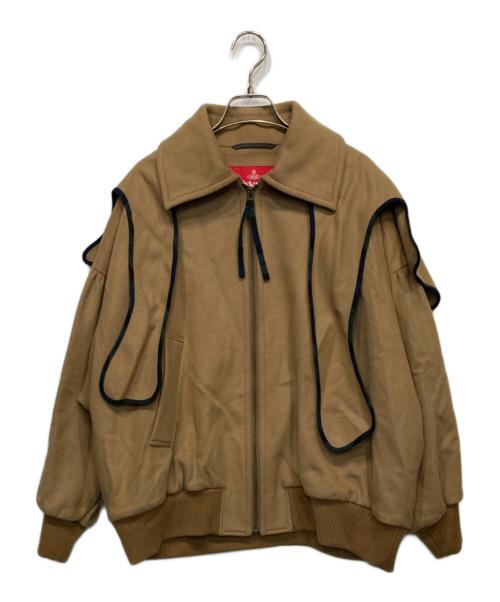 Vivienne Westwood RED LABEL（ヴィヴィアンウエストウッドレッドレーベル）Vivienne Westwood RED LABEL (ヴィヴィアンウエストウッドレッドレーベル) ブルゾン ベージュ サイズ:2の古着・服飾アイテム