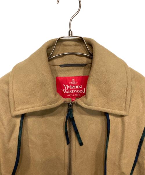 Vivienne Westwood RED LABEL（ヴィヴィアンウエストウッドレッドレーベル）Vivienne Westwood RED LABEL (ヴィヴィアンウエストウッドレッドレーベル) ブルゾン ベージュ サイズ:2の古着・服飾アイテム
