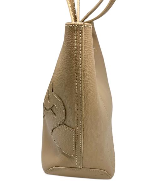 LONGCHAMP（ロンシャン）LONGCHAMP (ロンシャン) SHOP IT Mトートバッグ ベージュの古着・服飾アイテム