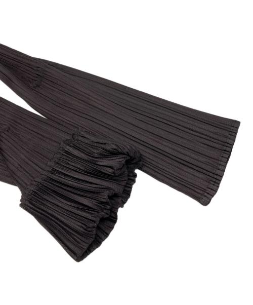 PLEATS PLEASE（プリーツプリーズ）PLEATS PLEASE (プリーツプリーズ) プリーツカットソー ブラウン サイズ:FREEの古着・服飾アイテム