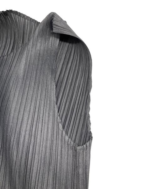 PLEATS PLEASE（プリーツプリーズ）PLEATS PLEASE (プリーツプリーズ) プリーツノースリーブワンピース グレー サイズ:FREEの古着・服飾アイテム