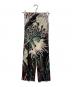 PLEATS PLEASE (プリーツプリーズ) FROSTY FOREST PANTS ブラック×ホワイト サイズ:3：27000円