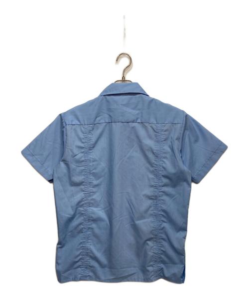 Guayabera（グアヤベラ）Guayabera (グアヤベラ) キューバシャツ ブルー サイズ:Mの古着・服飾アイテム