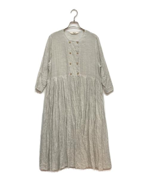 Cotton House Aya（コットンハウス アヤ）Cotton House Aya (コットンハウス アヤ) ワンピース グレー サイズ:Mの古着・服飾アイテム
