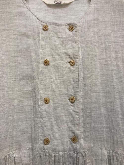 Cotton House Aya（コットンハウス アヤ）Cotton House Aya (コットンハウス アヤ) ワンピース グレー サイズ:Mの古着・服飾アイテム