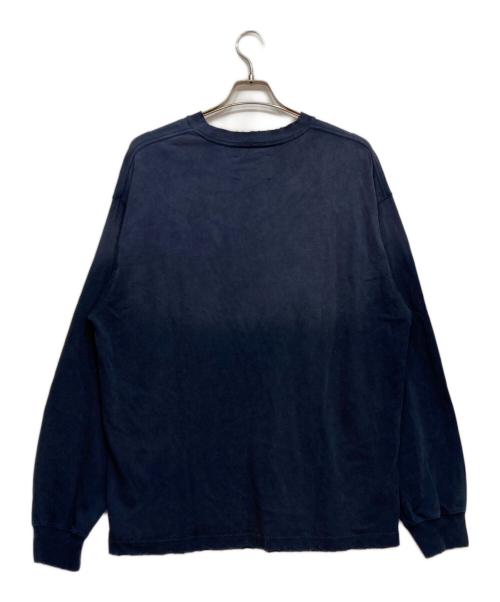 MAISON SPECIAL（メゾンスペシャル）MAISON SPECIAL (メゾンスペシャル) - Cookie Monster - Prime-Over Crew Neck Long Sleeve T-Shirt ネイビー サイズ:2の古着・服飾アイテム