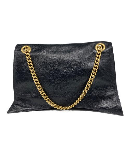 BALENCIAGA（バレンシアガ）BALENCIAGA (バレンシアガ) Crush Large Chain Bag ブラックの古着・服飾アイテム