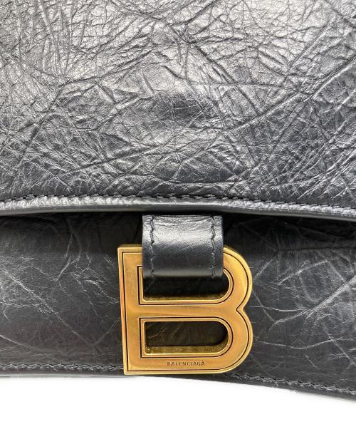 BALENCIAGA（バレンシアガ）BALENCIAGA (バレンシアガ) Crush Large Chain Bag ブラックの古着・服飾アイテム