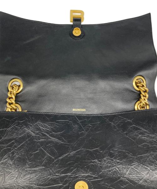BALENCIAGA（バレンシアガ）BALENCIAGA (バレンシアガ) Crush Large Chain Bag ブラックの古着・服飾アイテム