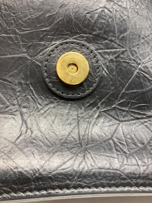 BALENCIAGA（バレンシアガ）BALENCIAGA (バレンシアガ) Crush Large Chain Bag ブラックの古着・服飾アイテム