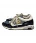 NEW BALANCE (ニューバランス) ローカットスニーカー ネイビー サイズ:UK9 1/2：6000円