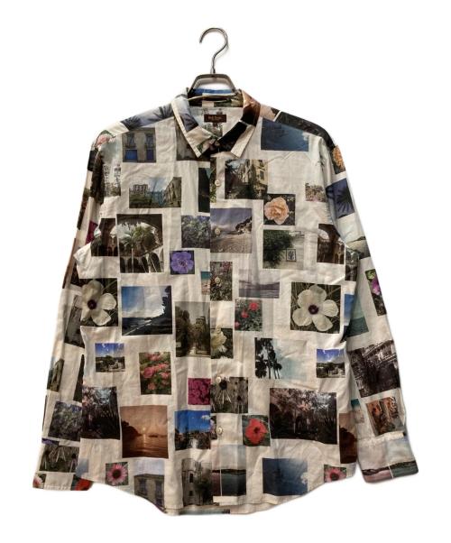 PAUL SMITH（ポールスミス）PAUL SMITH (ポールスミス) フォトプリントシャツ マルチカラー サイズ:Lの古着・服飾アイテム