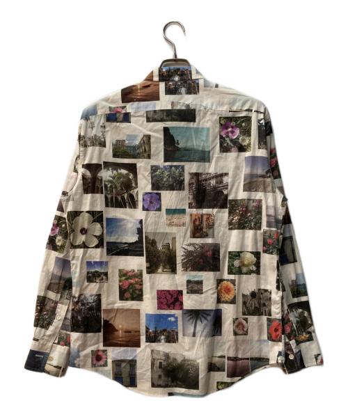 PAUL SMITH（ポールスミス）PAUL SMITH (ポールスミス) フォトプリントシャツ マルチカラー サイズ:Lの古着・服飾アイテム