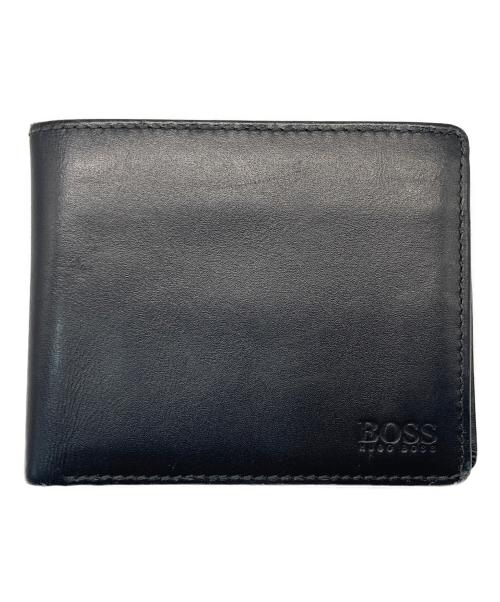 BOSS HUGO BOSS（ボス ヒューゴボス）BOSS HUGO BOSS (ボス ヒューゴボス) 2つ折り財布 ブラック サイズ:サイズ詳細参照の古着・服飾アイテム