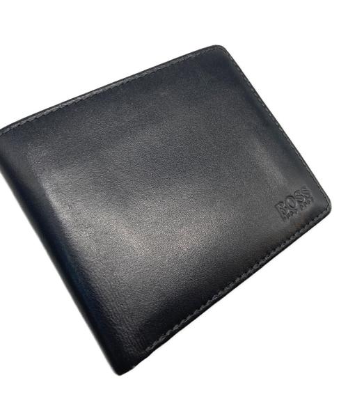 BOSS HUGO BOSS（ボス ヒューゴボス）BOSS HUGO BOSS (ボス ヒューゴボス) 2つ折り財布 ブラック サイズ:サイズ詳細参照の古着・服飾アイテム