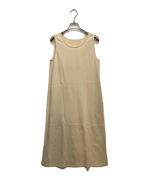 CAPRICIEUX LE'MAGE（カプリシューレマージュ）CAPRICIEUX LE'MAGE (カプリシューレマージュ) バンドカラーワンピース アイボリー サイズ:Ｓの古着・服飾アイテム
