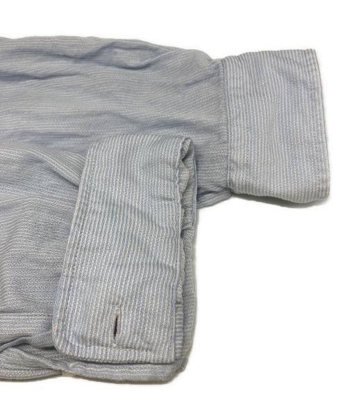 STEVEN ALAN（スティーブンアラン）STEVEN ALAN (スティーブンアラン) ドレープ コードレーン レギュラーカラー シャツ LOOSE ブルー サイズ:XLの古着・服飾アイテム