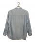STEVEN ALAN (スティーブンアラン) ドレープ コードレーン レギュラーカラー シャツ LOOSE ブルー サイズ:XL：6000円