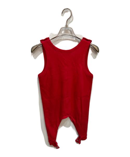 beautiful people（ビューティフルピープル）beautiful people (ビューティフルピープル) double-end cotton wool rib tank top レッド サイズ:34の古着・服飾アイテム