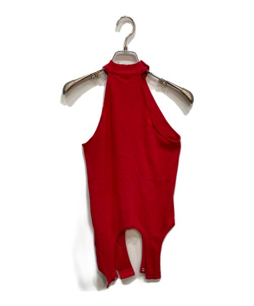beautiful people（ビューティフルピープル）beautiful people (ビューティフルピープル) double-end cotton wool rib tank top レッド サイズ:34の古着・服飾アイテム