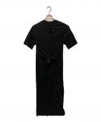 Mame Kurogouchiマメクロゴウチ）の古着「Suvin Cotton Jersey Dress スビン コットン ジャージー ドレス」｜ブラック