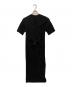 Mame Kurogouchi（マメクロゴウチ）の古着「Suvin Cotton Jersey Dress スビン コットン ジャージー ドレス」｜ブラック