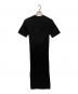 Mame Kurogouchi (マメクロゴウチ) Suvin Cotton Jersey Dress スビン コットン ジャージー ドレス ブラック サイズ:1：18000円