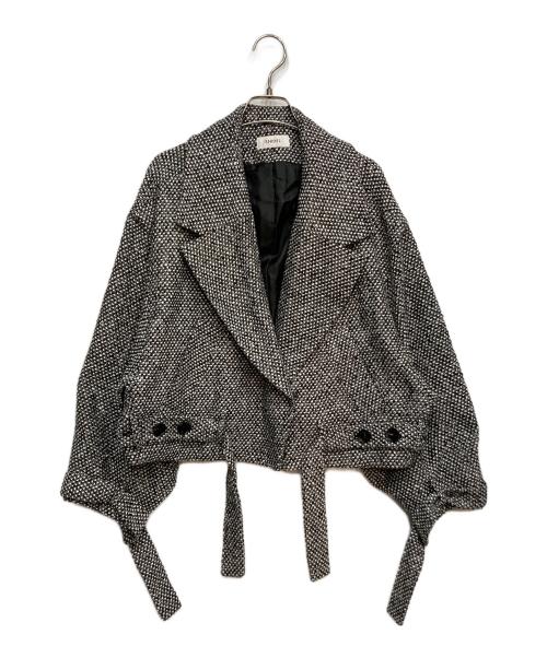 Snidel（スナイデル）Snidel (スナイデル) ショートブルゾン グレー サイズ:Sの古着・服飾アイテム