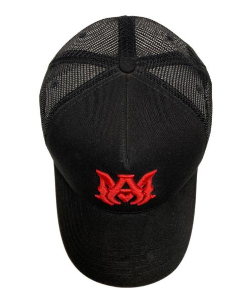 AMIRI（アミリ）AMIRI (アミリ) MA Logo Trucker Hat ブラックの古着・服飾アイテム