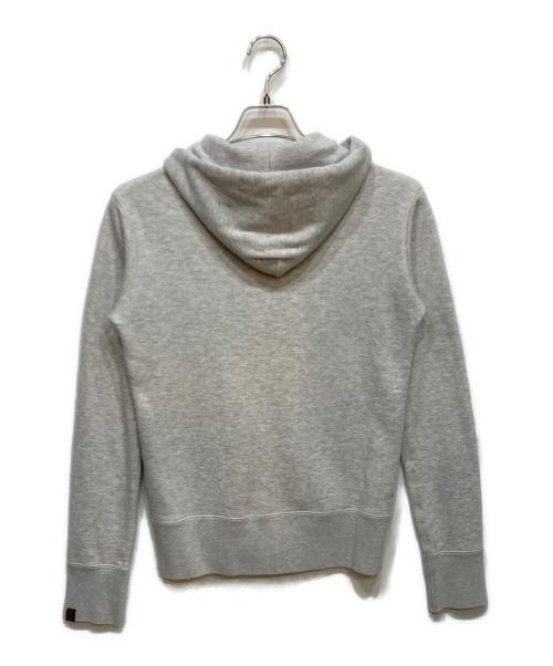 LOOPWHEELER（ループウィラー）LOOPWHEELER (ループウィラー) ダブル ジップ パーカー グレー サイズ:Sの古着・服飾アイテム