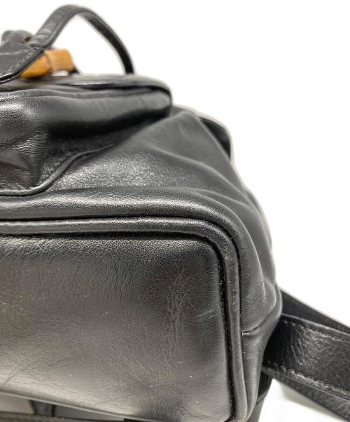 GUCCI（グッチ）GUCCI (グッチ) バンブーリュック ブラックの古着・服飾アイテム