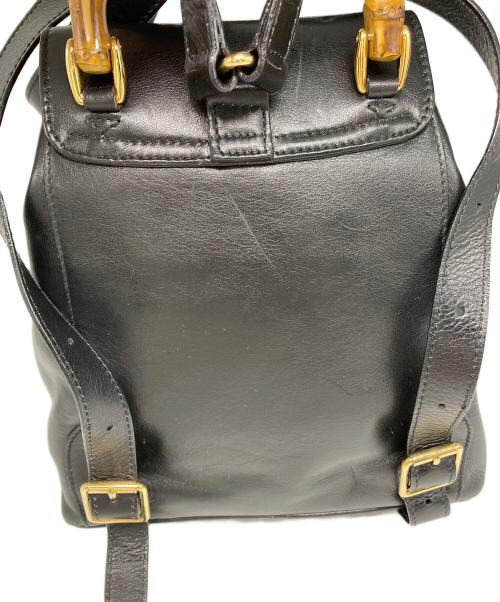 GUCCI（グッチ）GUCCI (グッチ) バンブーリュック ブラックの古着・服飾アイテム