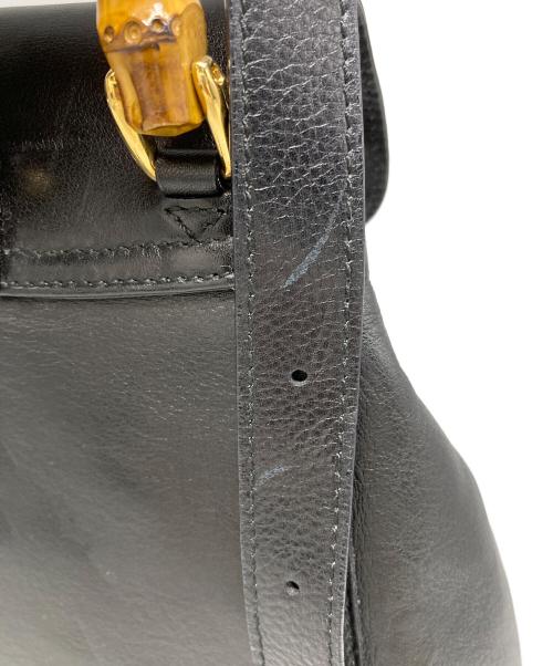 GUCCI（グッチ）GUCCI (グッチ) バンブーリュック ブラックの古着・服飾アイテム