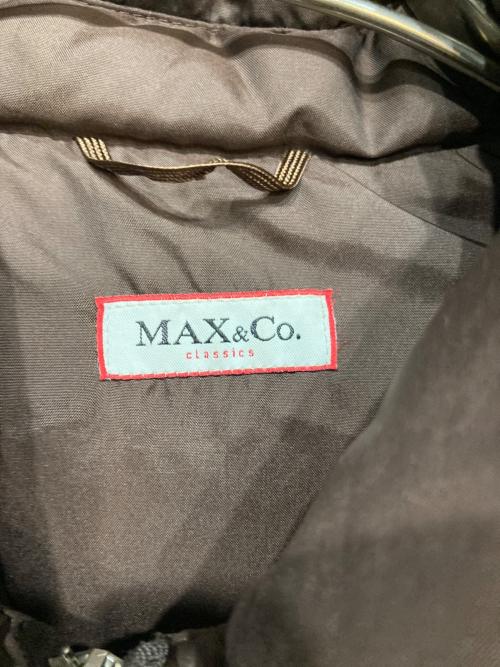MAX&Co.（マックスアンドコー）MAX&Co. (マックスアンドコー) ダウンコート ブラウン サイズ:Ｍの古着・服飾アイテム