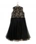 noir kei ninomiya (ノワール ケイ ニノミヤ) フローラルチュールワンピース ブラック サイズ:M：35000円