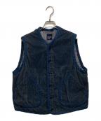 45Rフォーティファイブ・アール）の古着「インディゴコーデュロイの908ヨッティングベスト」｜インディゴ