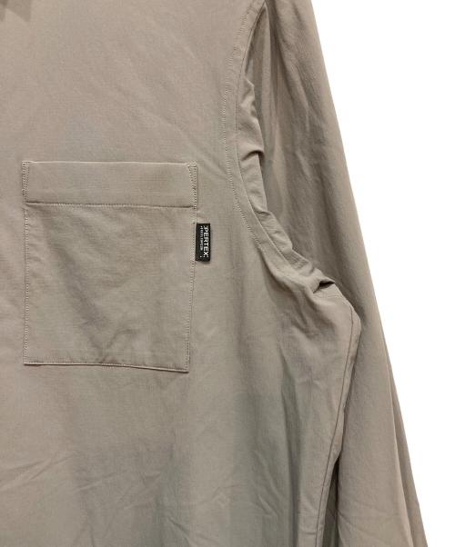 MAISON SPECIAL（メゾンスペシャル）MAISON SPECIAL (メゾンスペシャル) Regular Collar Prime-Over Long Sleeve Shirt グレー サイズ:2の古着・服飾アイテム