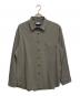 MAISON SPECIAL（メゾンスペシャル）の古着「Regular Collar Prime-Over Long Sleeve Shirt」｜グレー