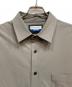 中古・古着 MAISON SPECIAL (メゾンスペシャル) Regular Collar Prime-Over Long Sleeve Shirt グレー サイズ:2：6000円