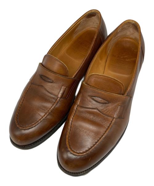 RENDO（レンド）RENDO (レンド) コインローファー ブラウン サイズ:７1/2の古着・服飾アイテム