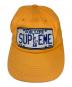 SUPREME (シュプリーム) License Plate 6 Panel Cap オレンジ：7000円