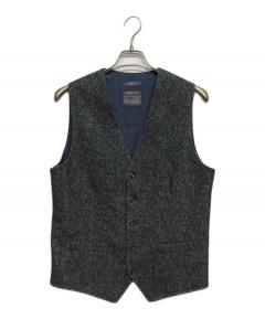 中古・古着通販】LARDINI (ラルディーニ) ウールツイードジレ グレー
