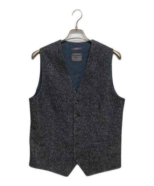 CIRCOLO 1901（チルコロ1901）CIRCOLO 1901 (チルコロ1901) ツイード柄プリントジレ ネイビー サイズ:50の古着・服飾アイテム