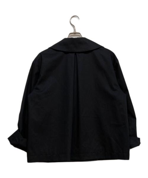 Pal'las Palace（パラスパレス）Pal'las Palace (パラスパレス) 3/1ツイルクロス ショート丈スプリングコート ネイビー サイズ:０の古着・服飾アイテム