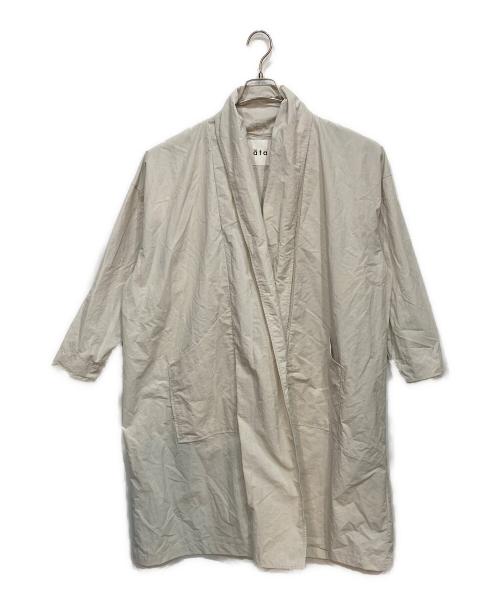 ATA（アタ）ATA (アタ) robe 2. ローブコート アイボリー サイズ:FREEの古着・服飾アイテム