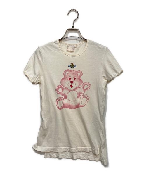 Vivienne Westwood（ヴィヴィアンウエストウッド）Vivienne Westwood (ヴィヴィアンウエストウッド) ベアTシャツ ホワイト サイズ:XSの古着・服飾アイテム