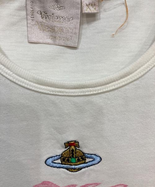 Vivienne Westwood（ヴィヴィアンウエストウッド）Vivienne Westwood (ヴィヴィアンウエストウッド) ベアTシャツ ホワイト サイズ:XSの古着・服飾アイテム